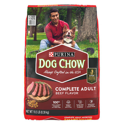 Purina Adult Beef Dog Food 18.5-lb