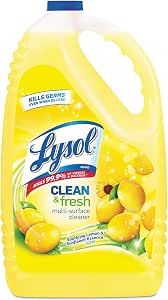 LYSOL Clean and Fresh Multi-Surface Cleaner, Sparkling Lemon and Sunflower Essence, 144 Oz Bottle