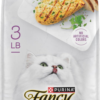 Purina Fancy Feast Dry Cat Food with Savory Farm-Raised Chicken and Turkey - 3-lb Bag