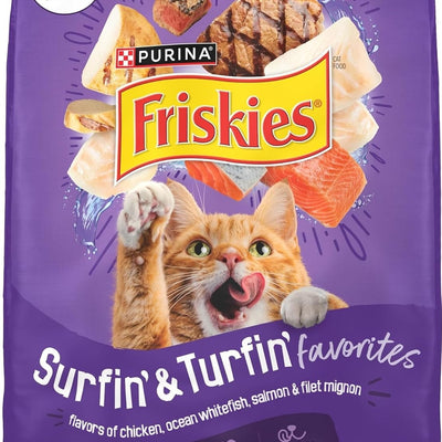 Purina Adult Surf and Turf, Chicken, Whitefish, Salmon and Filet Mignon Cat Food 16-lb