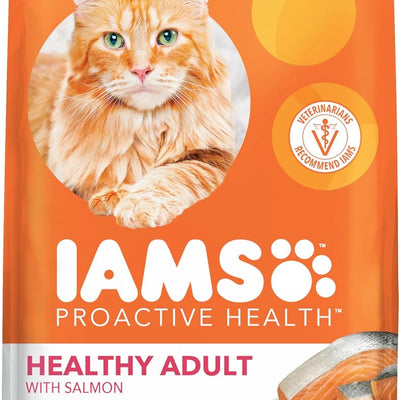 IAMS Proactive Health Healthy Adult Dry Cat Food, Salmon, 3.5-lb
