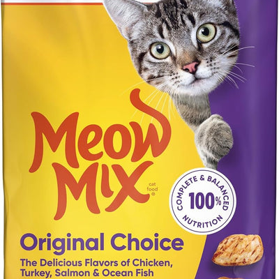 Meow Mix Original Choice Dry Cat Food, 6.3-Pound Bag