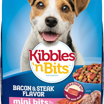 Kibbles 'n Bits Mini Bits Small Breed Dry Dog Food, 3.5-lb Bag